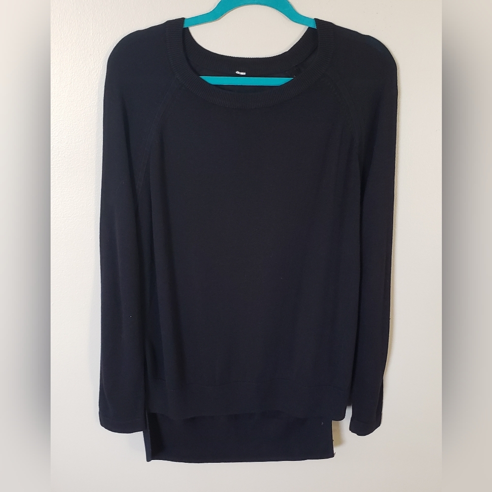 Lululemon Post Savasana Pullover Black Sweater
